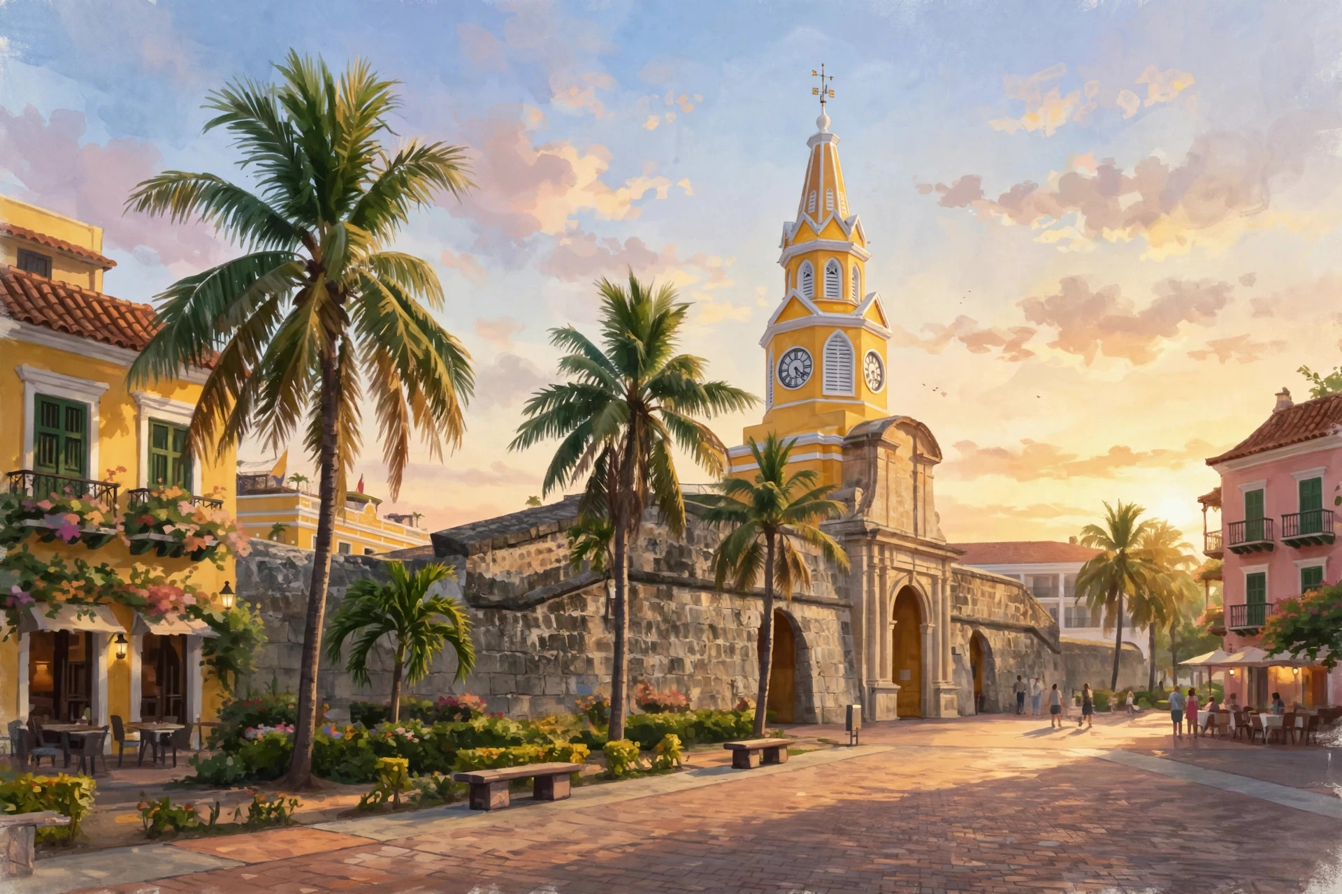 The Clock Tower gate, Cartagena