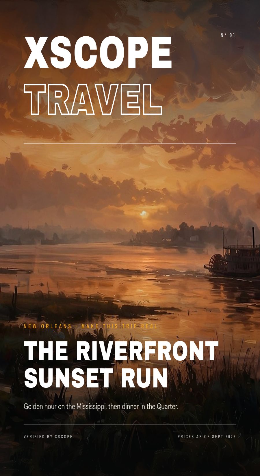 Preview of page 1 of The Riverfront Sunset Run guide PDF